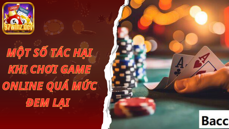 Một số tác hại khi chơi game online quá mức đem lại 